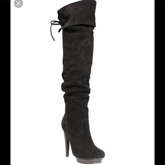 Steve Madden Xenon Over the Knee Platform Boots - Picture 2 of 8